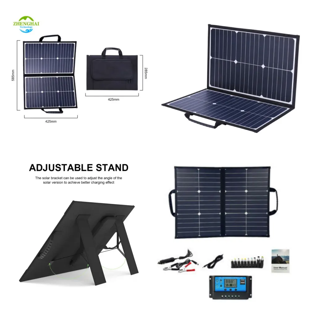 Faltbare tragbare mobile Kraftwerk Smart Carry Bag 42w 16v Sun power Solar panel Ladung für Camping Smart Camping Rucksack