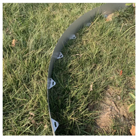 Bordure de jardin en acier inoxydable sur mesure, résistante à la corrosion, pliable, pour bordure de pelouse, de parterre de fleurs et de jardin