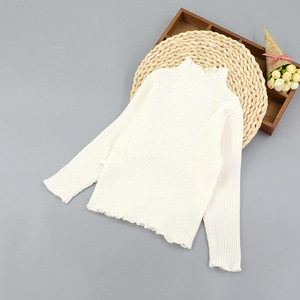 Pulls à col haut unis faits à la main pour filles, design pour enfants, provenant d'un fournisseur chinois - Product Image 4