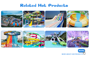 Parc aquatique de haute qualité avec toboggans en fibre de verre, jeux amusants pour enfants, aire de jeux - Product Image 6
