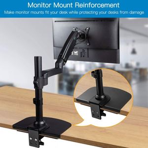 <b>Computer</b> Accessories Reinforced Monitor Mount for Tempered <b>Glass</b> <b>Desk</b> - Product Image 3