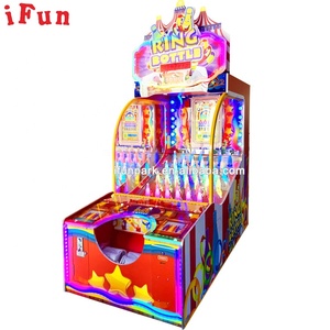 Fabricante de juegos de arcade de China Light-up Ring Toss Máquinas de redención eléctricas Ring Bottle Throwing Rings Skill Win Ticket - Product Image 3