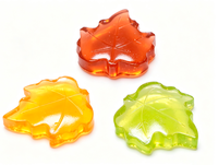 Bonbons gélifiés saisonniers aux feuilles d'automne, gommes au maple pour le festival d'automne et Thanksgiving, approvisionnement en gros