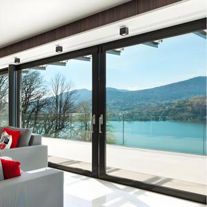 ประตูบานเลื่อนสำหรับงานหนักดีไซน์แบบเรียบง่ายประตูอลูมิเนียมประตูระเบียงที่สวยงามประตูกระจกบานเลื่อน - Product Image 4