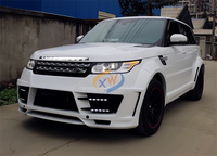 Pour Land Rover Range Rover Sport 2013-2017 mise à niveau vers le modèle LUMMA pare-chocs de haute qualité Kit carrosserie avec housse de pneu.