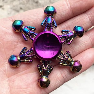 Novinss Bán Buôn Đầy Màu Sắc Ngón Tay Spinner Interphalangeal Xoắn Ốc Giải Nén Đồ Chơi <span class=keywords><strong>Fidget</strong></span> Spinner Ngón Tay Con Quay Con Quay - Product Image 5