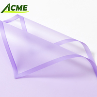 Papier d'emballage floral spécial en PVC enduit, imperméable, pour l'impression en gravure personnalisée de fleurs DIY, compatible avec les cartons cadeaux