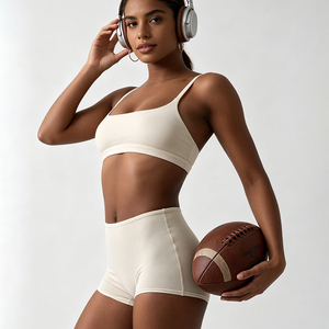 Set <span class=keywords><strong>Reggiseno</strong></span> Push-up Americano ed Europeo Senza Cuciture per Donna, Taglie Forti, in <span class=keywords><strong>Cotone</strong></span>, Sportivo, <span class=keywords><strong>con</strong></span> Slip, Senza Fodera, Senza Gancetti - Produttore - Product Image 3