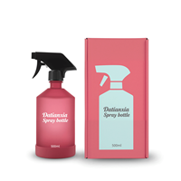 250ml 500ml 16oz rechargeable savon pour les mains shampooing mousse Boston bouteille en verre avec pompe de pulvérisation noire ambre Boston
