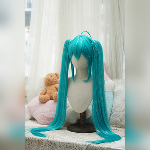 วิกผมหางม้าคู่ตรงยาว 100 ซม. ผมสังเคราะห์พร้อมเอฟเฟกต์ระยิบระยับสำหรับคอสเพลย์, ฮาโลวีน - Product Image 3