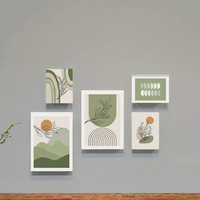 Affiche Murale Moderne Minimaliste Nordique, Nature Morte Abstraite Géométrique, Style Morandi, Peinture à l'Huile sur Toile pour Hôtel et Décoration de Salon