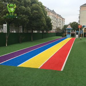 Gazon artificiel coloré, piste arc-en-ciel pour usage intérieur/extérieur, terrain de jeu pour enfants en bas âge, <span class=keywords><strong>tapis</strong></span> en gazon synthétique pour le sport - Product Image 1