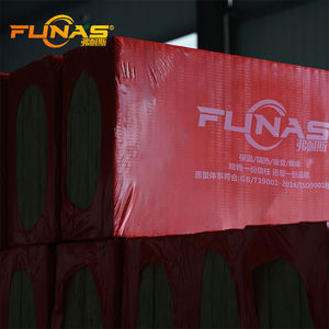 Hoja de <span class=keywords><strong>aislamiento</strong></span> de lana de roca de 50mm de espesor Funas Panel de techo de pared acústico térmico moderno para unidades de alojamiento de sitio portátil 60kg - Product Image 6