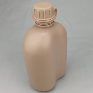 Free sample Aluminum Portable Canteen Camping 1L <b>Water</b> Kettle Bottle <b>Pouch</b> Bag with Shoulder Straps and Molle Straps - Product Image 3