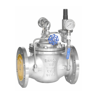 Vanne à flotteur télécommandée en acier inoxydable 100X Vanne de commande hydraulique DN50-DN600 à débit complet