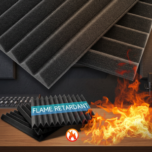 Paneles Acústicos Premium para Pared - Paneles de Espuma Piramidal de 50x50 Absorbentes de Sonido y Ecológicos para Oficina, KTV, Diseño Moderno - Product Image 4