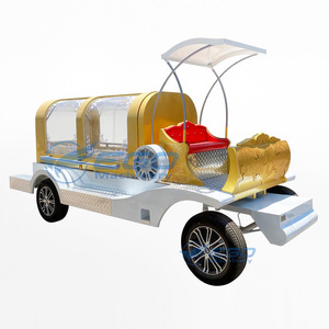 New Steel Luxury Funeral Hearse Truck Horse Carriage Special transportation Electric Trade Trailer Direct From China - Product Image 2