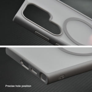 Nouveau étui magnétique de la série Soft Touch Anti-jaunissement étui de téléphone Anti-choc en TPU dur pour Galaxy <span class=keywords><strong>Samsung</strong></span> S24 Ultra étui - Product Image 4