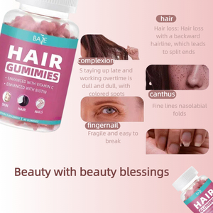 Gommes naturelles à la <span class=keywords><strong>biotine</strong></span> pour les <span class=keywords><strong>cheveux</strong></span> <span class=keywords><strong>et</strong></span> les <span class=keywords><strong>ongles</strong></span> Vitamines pour une croissance plus rapide pour les adolescents - Product Image 5