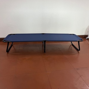Aifei Medical <b>Folding</b> <b>Bed</b> 18057030 Dark Blue Bi Fold <b>Camp</b> <b>Bed</b> For Office Hospital Use - Product Image 3