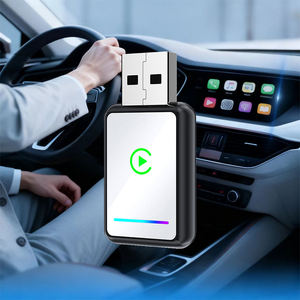 Adaptador Inalámbrico CarPlay de Baja Latencia Negro 2 en 1, Convertidor Inalámbrico CarPlay para Actualización de CarPlay con Cable OEM - Product Image 1