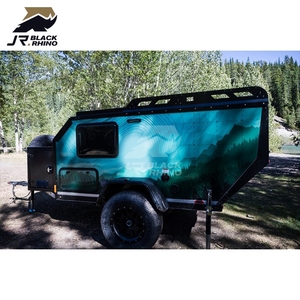 Hébergement spacieux remorque de voyage en famille camping-car tout-terrain à <span class=keywords><strong>vendre</strong></span> remorques de voyage petite remorque de camping en fibre de verre - Product Image 2