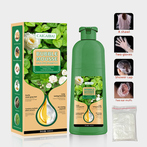 Crème colorante pour cheveux longue durée, extrait de plantes pures, douce, non irritante, facile à utiliser pour la maison et le salon - Product Image 5