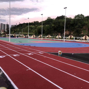 Cojín elástico de 13mm certificado por INOLP IAAF, suelo deportivo, colores personalizados, gránulos de EPDM reciclables, pista de correr permeable al aire - Product Image 6