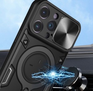 <span class=keywords><strong>Cover</strong></span> per <span class=keywords><strong>iPhone</strong></span> 17 Pro Max con Anello Magnetico Girevole a 360 Gradi e Supporto Integrato, in TPU e PC, Compatibile anche con <span class=keywords><strong>iPhone</strong></span> 17E e 16 - Product Image 4