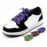 Lacets de chaussures personnalisables en polyester légers et à séchage rapide, imprimés Coolstring, largeur 1 cm, pour chaussures de course et de tennis