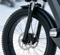Vente en gros depuis l'entrepôt européen, livraison directe, moto électrique tout-terrain à pneus larges de 26 pouces avec batterie au lithium - BE057