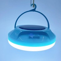 Ampoule de secours à LED à énergie solaire IP65 pour le camping en plein air panne de courant marché de nuit décrochage maison