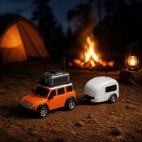 Voiture RC 1/64 avec caméra 2.4G WiFi 720P, télécommande, chargeur, sac de rangement, prête à l'emploi intérieur/extérieur, fonction Suivez-moi expert, cadeau pour enfants 8+