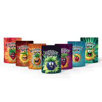 Bolsas de plástico Mylar pequeñas impresas personalizadas 3x4, resellables y a prueba de olores para gomitas y galletas comestibles, capacidad de 1g-1 gramo