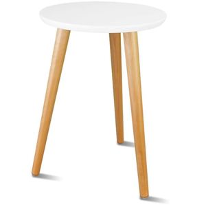 Supporto <span class=keywords><strong>per</strong></span> Piante da Interno in Legno Stile Mid-Century Moderno, Tavolino Alto <span class=keywords><strong>per</strong></span> Vasi di Fiori, Tavolino Rotondo Piccolo - Product Image 1
