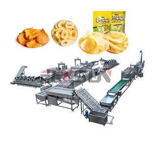 Large Capacity Fully Automatic Potato Cleaning And Slicing Equipment Price of Potato Chips french Fries Production Line - Product Image 1