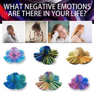 Jouet en plastique rotatif en forme de fleur, anti-ennui scolaire pour étudiants (petit et format de poche) - Product Image 5