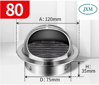 Diffuseur rond en acier pour systèmes HVAC, sortie d'air circulaire en acier, adapté à divers environnements