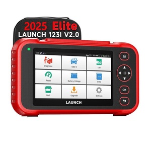 Herramienta de Diagnóstico para Autos X431 CRP123i V2.0 Elite, Escáner OBD2, Reinicio Completo del Sistema, Verificación de Voltaje de Batería, Pantalla LCD Roja, Bluetooth - Product Image 1