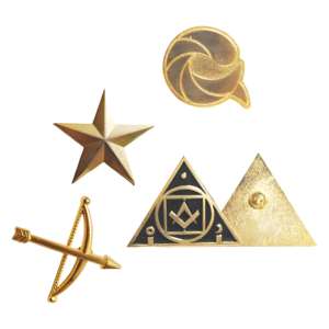 工場カスタム格安ソフトエナメルピン金属亜鉛合金金メッキラペルピンブローチバッジ - Product Image 2