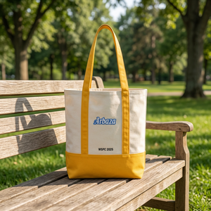 Bolsas de Compras de Lona de Algodón Reciclado Personalizadas con Logotipo a Color, Bolsas de Tela de Algodón Económicas con Impresión Personalizada - Product Image 1