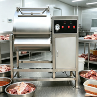 Mélangeur de marinade salée en acier inoxydable 80L 150L, machine à mariner la viande, marinadeur sous vide, tambour de marinade pour viande à vendre