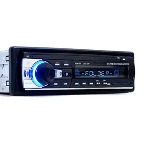 Pemutar MP3 mobil JSD-520, penerima Input Aux FM USB 1Din SD MP3 radio stereo mobil dengan BT Audio