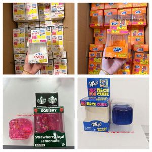 Wholesale Red Green Orange Squishy Ice Cube Stress Squishy Sensory Fidget Relief Pepper Nice Cube Dream <b>Drop</b> Needoh Squeeze Toy - Product Image 4