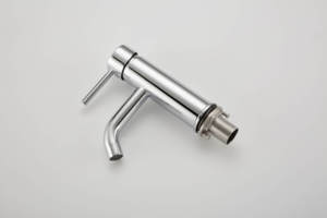 Grifo de baño de lujo moderno de acero inoxidable 304 con una sola manija y un solo orificio - Product Image 2