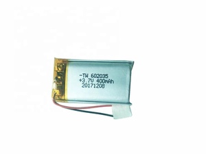 602035 350mah 3,7 v rc Paquete de células curvadas de polímero de litio ion con módulo de cargador de scooter eléctrico ntc - Product Image 3