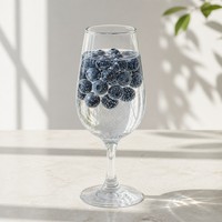 Verres à pied hauts sans plomb VETRO, modernes, de luxe, multi-usages, durables, pour brandy, whisky et vin, anti-fuite