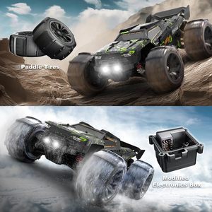 Camion RC électrique brushless 1/14 4x4 avec transmission en résine, étanche IPX4, tout-terrain, prêt à rouler (RTR), Truggy pour débutants et adultes - Product Image 5