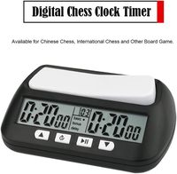 Reloj de ajedrez Digital 3 en 1, reloj de ajedrez profesional portátil multiusos, temporizador de ajedrez Digital, temporizador de juego
