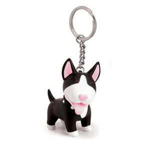 Bán buôn nhà sản xuất con chó linh vật Móc chìa khóa siêu dễ thương Puppy Keychain - Product Image 2